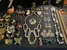 VTG Costume Jewelry Necklaces Earrings Large Lot Mixed Styles