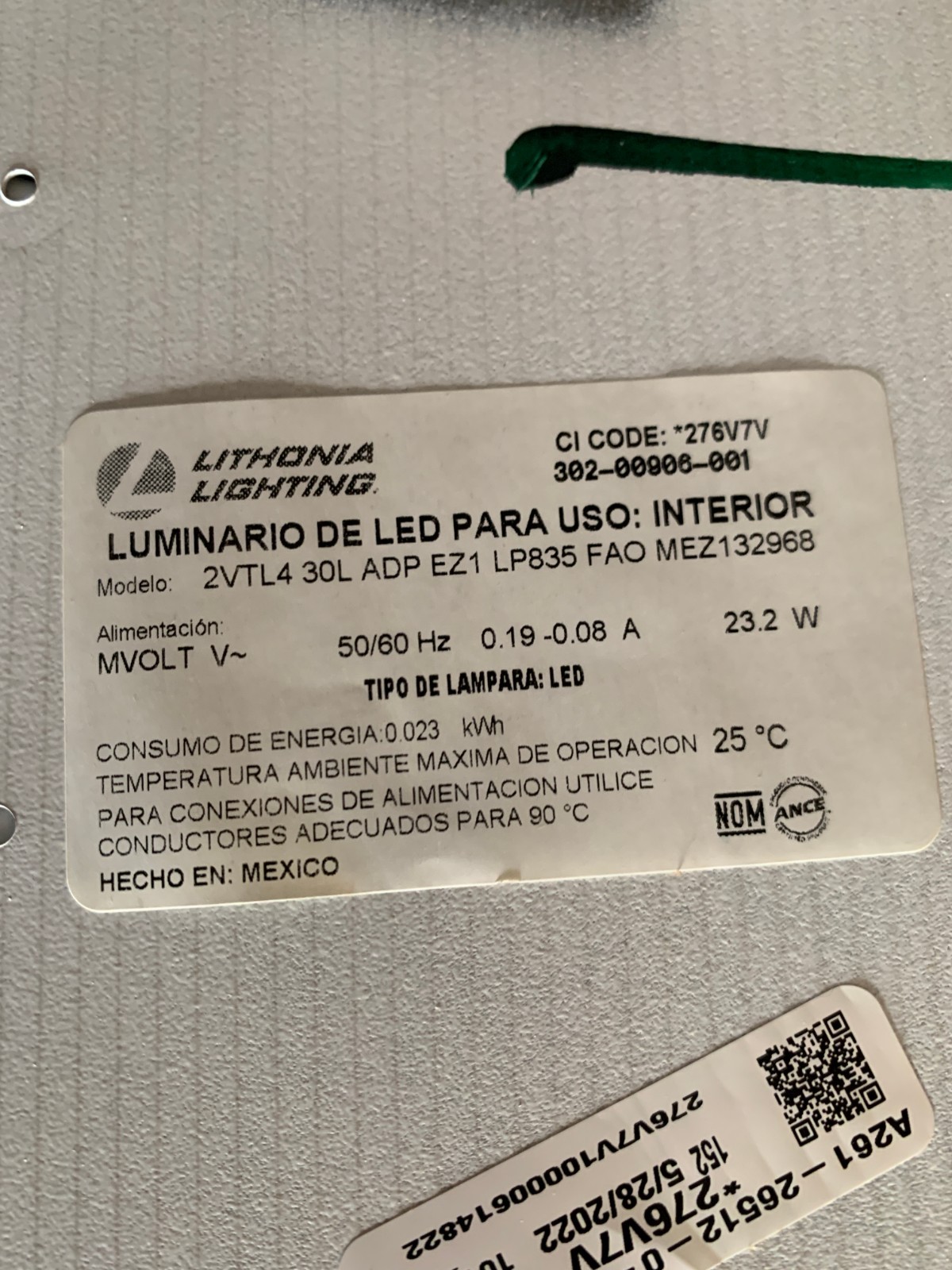 Lithonia Lighting 2VTL4 30L ADP EZ1 LP835 2x4 Ft LED Recessed Troffer ...
