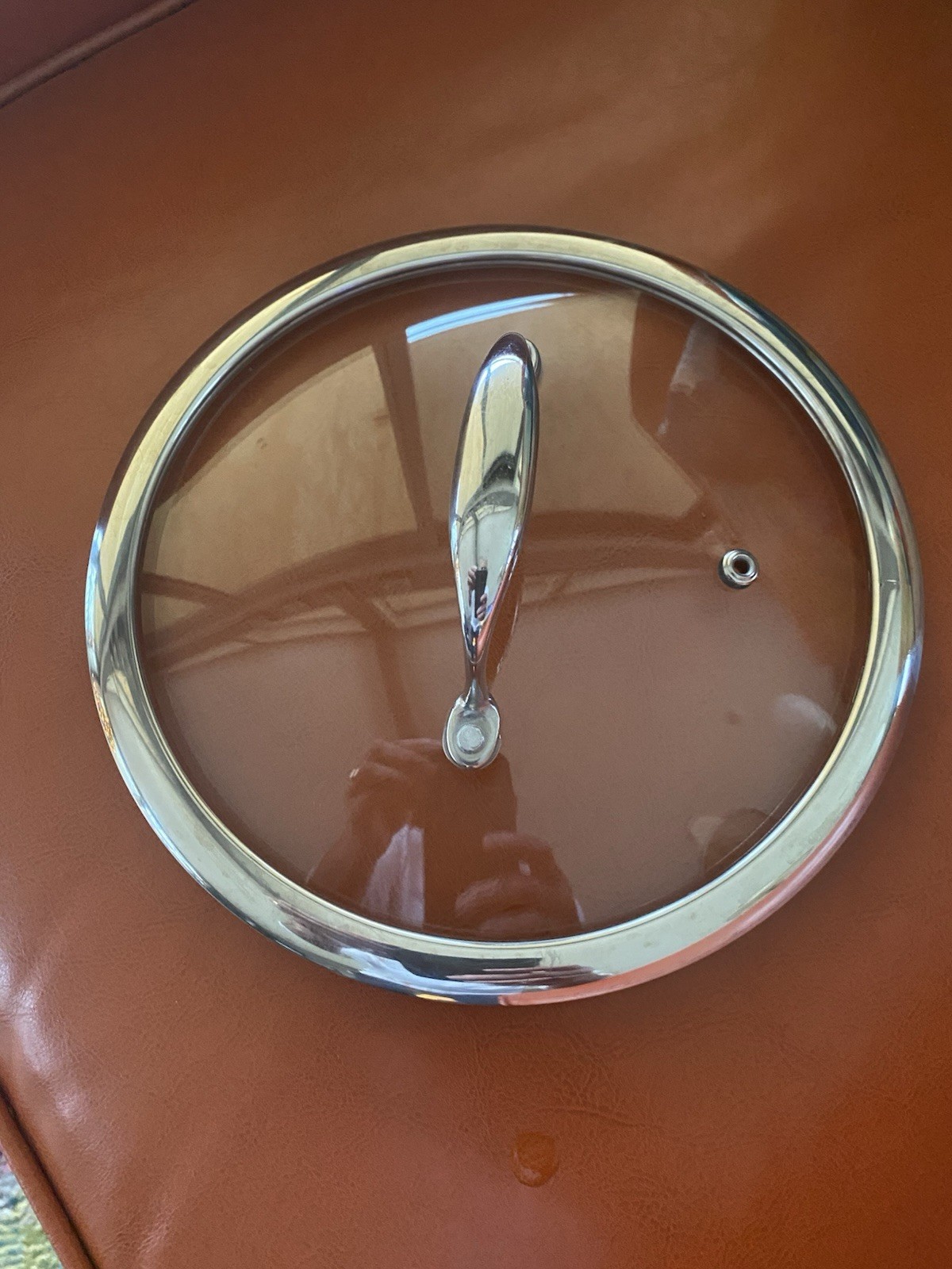 HARDLY USED HexClad 8 Inch Pan Lid Hybrid Cookware Tempered Glass Replacement