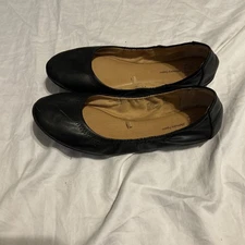 Time & Tru Memory Foam Ballet Shoes Flats Size 9 Black Women’s