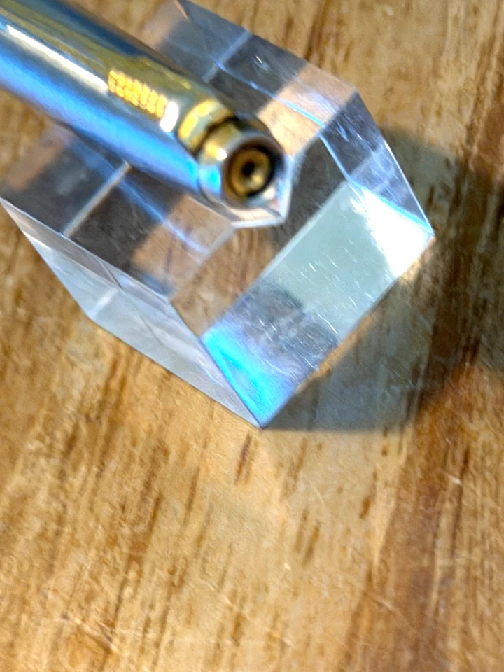 1970s Parker 45 flighter cap action ball pen, Gold clip and top tassie.  GREAT! - Image 4 of 4