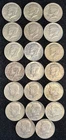 Roll of 20 1966-1969 Kennedy 40% Silver Half Dollars Mixed Lot ($10 Face Value)