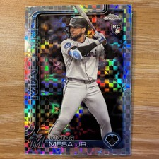 2025 Topps Chrome Update Series - Victor Mesa Jr. #USC4 X-Fractor (RC)