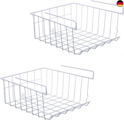 ASTOTSELL Unterregal Aufbewahrungskorb, 2er-Pack Unterregal Hängender 