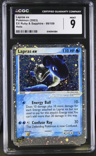 Lapras ex graded CGC 9 for sale on eBay