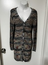 Urban Outfitters Long Cardigan/Duster/sweater Dress  Size Small Multicolor