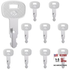 10Pcs 459A Ignition Starter Keys Kubota Excavator Key Replacement WL-459A