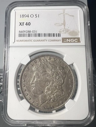 1894-O Morgan  Dollar  NGC  XF 40.