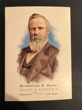 2006 Topps Allen & Ginter #332 Rutherford B. Hayes U.S. President