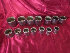 Craftsman 34 Drive Socket Set 14 Piece 1 116 To 2 38 Sae- 12 Point- Usa