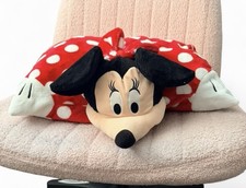 Disney Parks Minnie Mouse Plush Pillow Pet Red Polka Dot