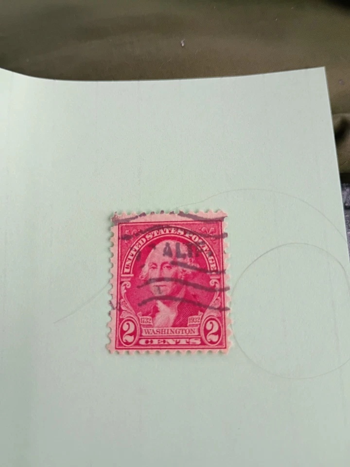 Raro sello de Washington de 1902 California en la parte superior Foto 2 de 3
