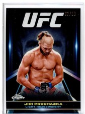 2024 Topps Chrome UFC Jiri Prochazka Supergiant Black Refractor #7/10 (DG)