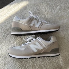 New Balance 574 Classic ML574EVW Men’s Size 12 Gray Suede Mesh Retro Sneakers