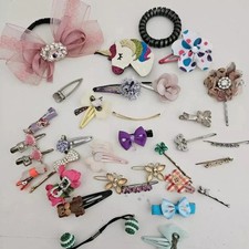 Konvolut M&auml;dchen Haarschmuck Dias Clips Bommeln