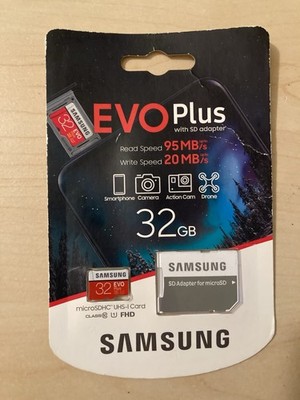 Samsung EVO Plus Micro SD SDXC 32GB CLASS 10 Memory Card