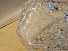 VINTAGE CRYSTAL STRAWBERRY DIAMOND PATTERN COVERED CANDY DISH HOLLYWOOD REGENCY — photo 8