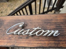 67-72 Ford Truck Bedside Custom Emblem Trim Badge 1967-1972 Bed Side F100 F250 67-72 Ford Truck Bedside Custom Emblem Trim Badge 1967-1972 Bed Side F100 F250