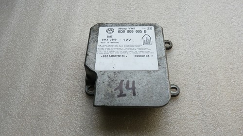 VW PASSAT B5 3B - AIRBAG Steuergerät / ECU 6Q0909605B SME 5WK42869 12V