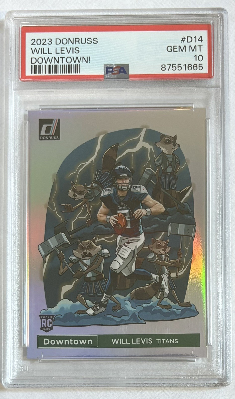 2023 Panini Donruss - Downtown! Will Levis #D-14 (RC) PSA 10