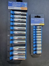 Kobalt 38-in Drive 11pc Deep Socket 12-point 14 Drive 10 Pc 6pt All Metric Kobalt 38-in Drive 11pc Deep Socket 12-point 14 Drive 10 Pc 6pt All Metric