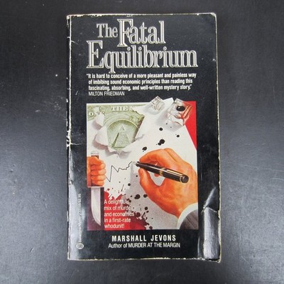 The Fatal Equilibrium Marshall Jevons 1986 Ballantine Books Mystery Novel PB