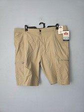 wrangler mens size 42 all terrain cargo shorts Khaki relaxed fit 10 Inch Inseam