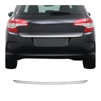Garniture de Hayon Coffre pour Citroen C4 2010-2018 acier inox - Photo 1/4