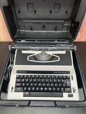 Vintage Royal Aristocrat White Typewriter With Black Case. See Description thumbnail