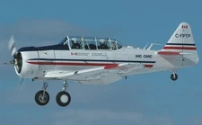 CCF Harvard Mk4 Canadair NRCC Desktop Wood Airplane New Model Small Scale 1/48