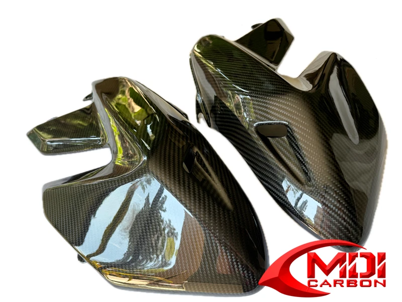 Carenado del panel lateral de la carrocería Ducati Hypermotard 796 1100 2007-2012 100 % fibra de carbono Foto 3 de 4