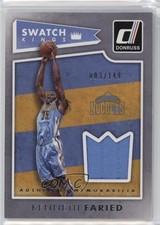 2015-16 Panini Donruss Swatch Kings 3/149 Kenneth Faried #1 0m0