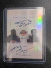 Kobe Bryant Shaquille O'Neal Dual Auto /15 Chaser guaranteed auto/relic/#"d card
