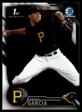 2016 Bowman Chrome Prospects Yeudy Garcia Pittsburgh Pirates #BCP156