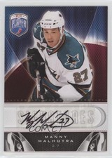 2009-10 Upper Deck Be a Player Signatures Manny Malhotra #S-MM Auto t3w