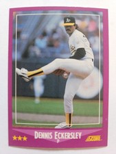 1988 SCORE DENNIS ECKERSLEY #104 NM