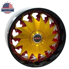 24x924x10 Staggered Forged Set Wheels 3piece 5lugs 5x127 5x5 For Gmc Rims