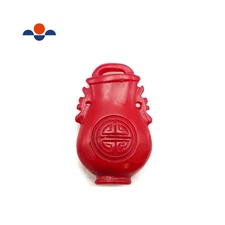 Red Bamboo Coral Hand Carved Vase Pendant Size Approx 20x35mm Sold Per Piece