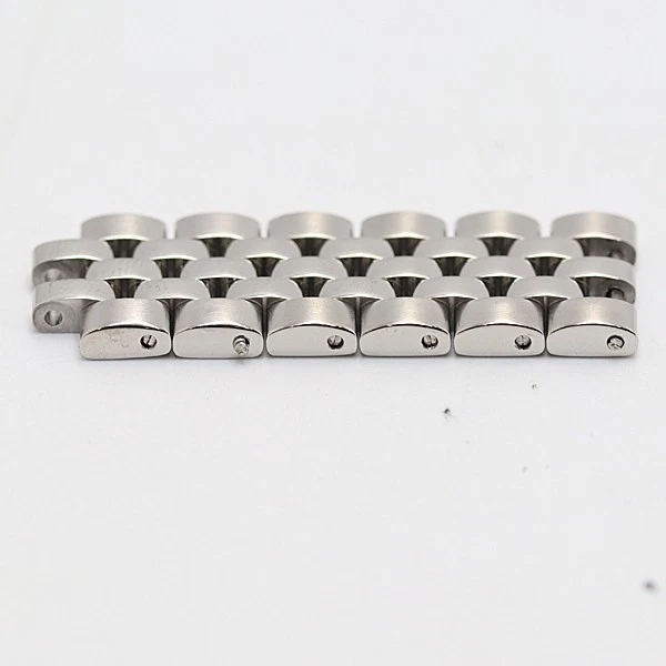 Timex 6 Link TW2V18200 Mens Ladies Watch Band Bracelet Parts Silver 16mm used - image 3 of 3