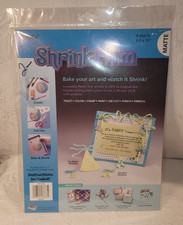 Grafix Matte Shrink Film 6 Sheet 8.5" x 11" Shrinky Dinks