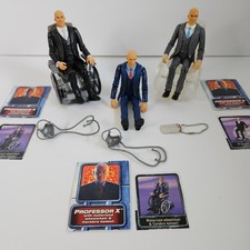 Marvel X-Men Professor X Action Figures Lot of 3 with 2 Wheelchairs +Accessories