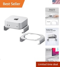 Aluminum Alloy Stand for Mac Mini M4/M4 Pro - Enhanced Cooling Holder