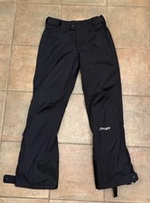 Y2K Spyder Black Snowboarding Ski Pants Women  s Size US 8 Spylon Waterproof