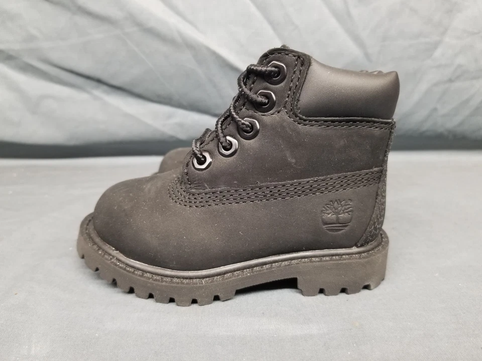 Timberland Toddlers 6 Inch Premium Waterproof Boots Black Size 7 NEW NO BOX! - Image 4 of 4