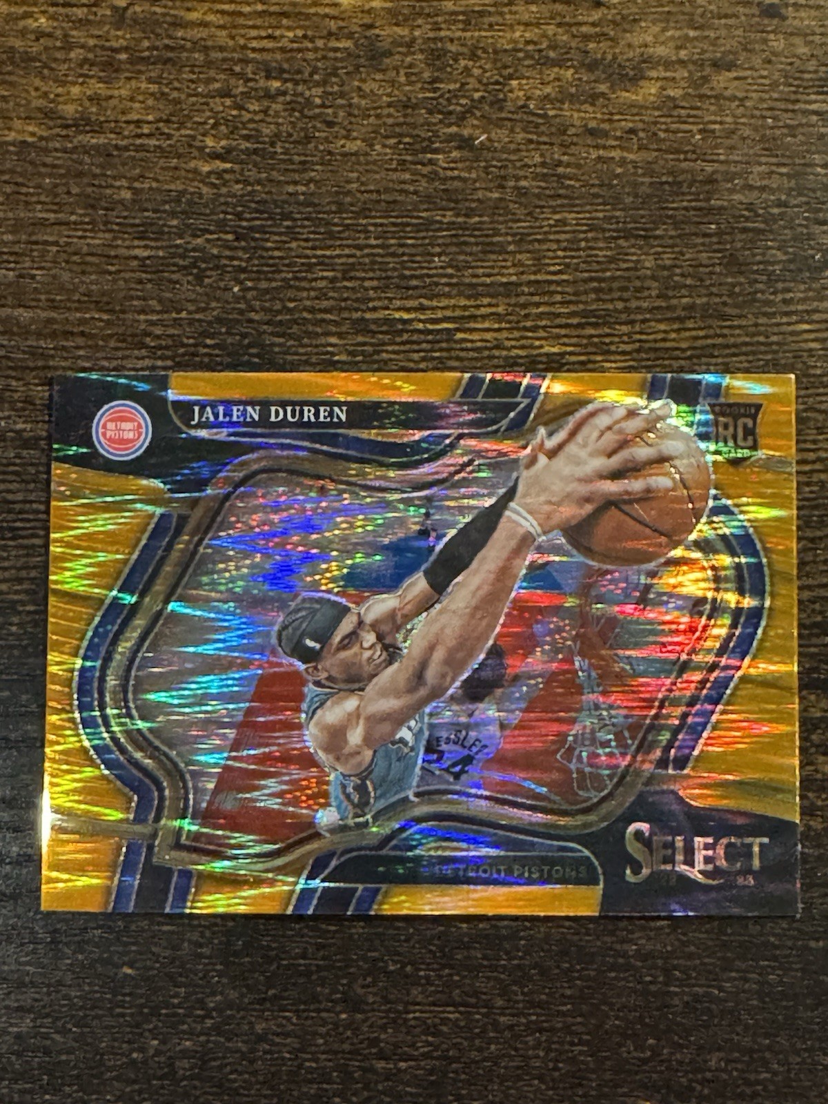 2022 Select Courtside Jalen Duren Orange Flash #286 RC