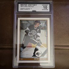 O-Pee-Chee 1991-92 Wayne Gretzky #321 Los Angeles Kings CCG Gem Mint 10