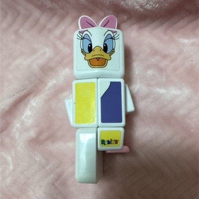 Rubik's Disney Daisy Duck Small Plastic Figure Toy White Pink Yellow Blue