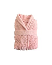 Bathrobe Fleece Warm Winter Robe with Hood and Pockets, Loungewear  Sleepwear