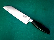 Thyme & Table High Carbon Steel Damascus Santoku Knife. 12-1/2" ,  7" Blade -New