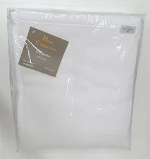 Sferra Home Collection Plush Blanket 8890 King White 100% Cotton